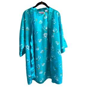 Jammilicious Womens Knee Length Kimono Style Robe W/ No Tie-Sz M-GUC